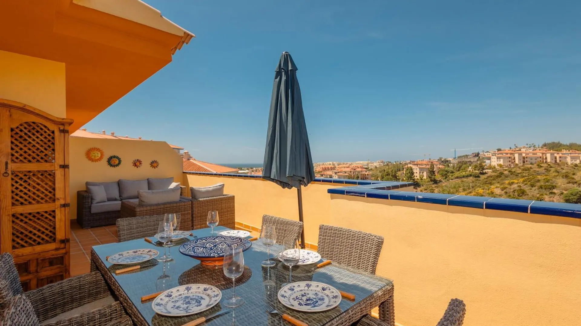 Cozy Apartment, With Sea Views, Large Private Terrace, Close To The Beach, El Faro, Mijas 0*,